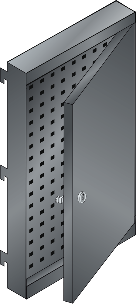 Lochwand mit T&uuml;r rechts 81.084.000