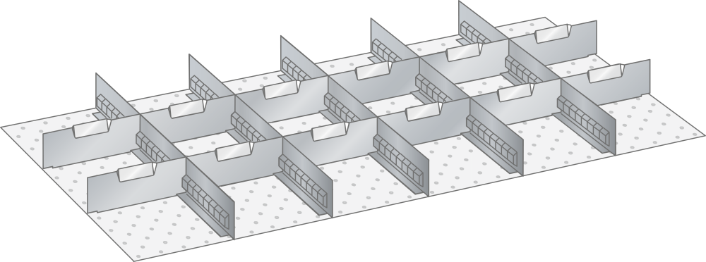 Pareti fessurate e lamine divisorie 80.011.000