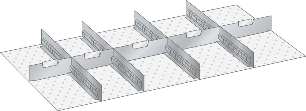 Pareti fessurate e lamine divisorie 80.017.000