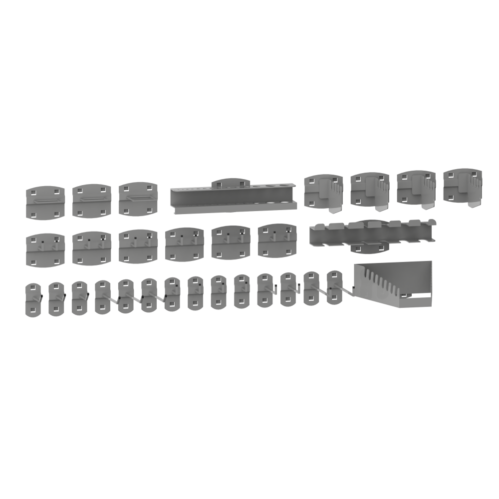 Lochplattenhaken-Set 45.272.000