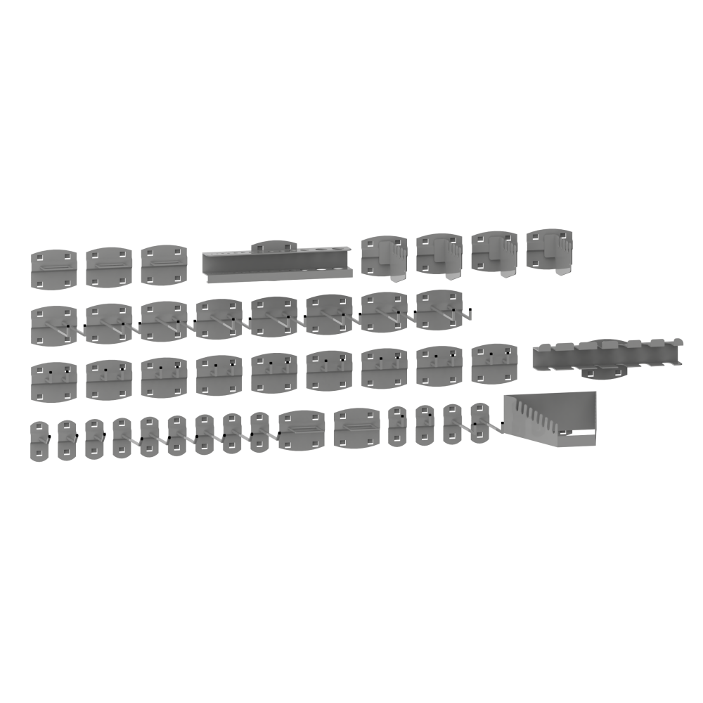 Lochplattenhaken-Set 45.273.000