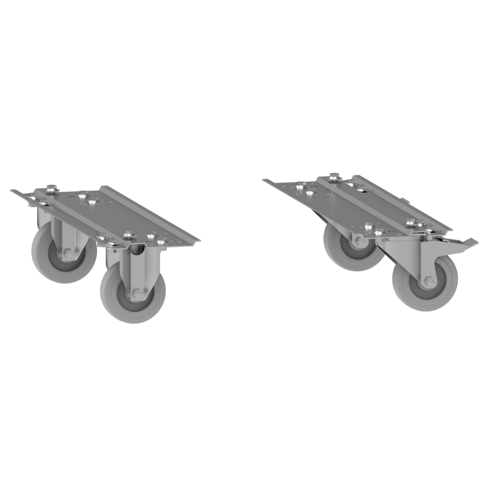 Par de soportes con ruedas 74.078.000