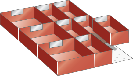 Plastic boxes 62.161.000