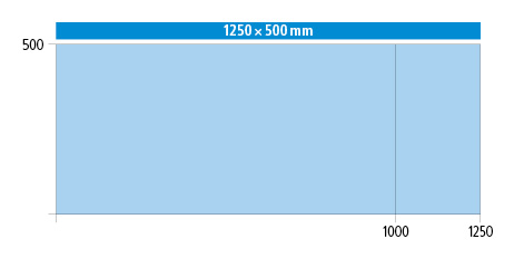 1250 x 500